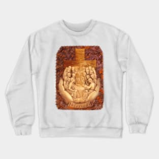 just pray cross Crewneck Sweatshirt